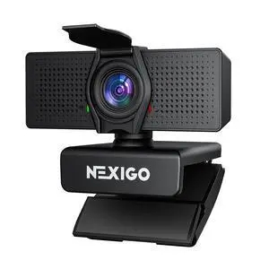 NexiGo N60 Pro 4K Webcam for PC, 4K UHD Sony Sensor, Autofocus, 1080p 60 fps, Noise-Canceling Mics, Privacy Cover, Distortion-Free Lens, 4X Digital Zoom, Works with Switch 2/Zoom/Teams/Google Meet NexiGo N60 Pro 4K Webcam for PC, 4K UHD Sony Sensor, Autofocus, 1080p 60 fps, Noise-Canceling Mics, Privacy Cover, Distortion-Free Lens, 4X Digital Zoom, Works with Switch 2/Zoom/Teams/Google Meet