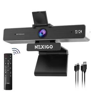 Zoom Certified, NexiGo N950P (Gen 2) 4K Zoomable Webcam, RF Remote, Sony_Starvis Sensor, 5X Digital Zoom, Pro Web Camera with Dual Stereo Mics Zoom Certified, NexiGo N950P (Gen 2) 4K Zoomable Webcam, RF Remote, Sony_Starvis Sensor, 5X Digital Zoom, Pro Web Camera with Dual Stereo Mics