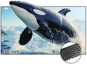NexiGo 100-Inch Fresnel Projector Screen for Bright Day Light Use, 85% Ambient Light Rejecting ALR Projection Screen for Ultra Short Throw Projector, 16:9 Fixed Frame, Active 3D, HDR NexiGo 100-Inch Fresnel Projector Screen for Bright Day Light Use, 85% Ambient Light Rejecting ALR Projection Screen for Ultra Short Throw Projector, 16:9 Fixed Frame, Active 3D, HDR