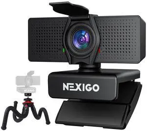 NexiGo 4K Business Webcam Kit, N60 Pro UHD Web Cam with Autofocus, 1080p 60 fps, Noise-Canceling Mics, Distortion-Free Lens, Flexible Tripod Stand, for Switch 2/Zoom/Teams/Google Meet NexiGo 4K Business Webcam Kit, N60 Pro UHD Web Cam with Autofocus, 1080p 60 fps, Noise-Canceling Mics, Distortion-Free Lens, Flexible Tripod Stand, for Switch 2/Zoom/Teams/Google Meet