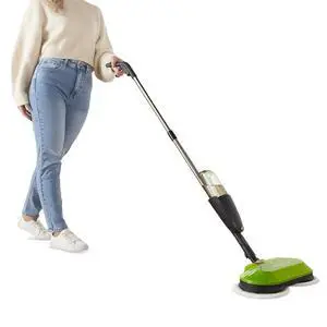 H2O Dual Buff Hard Floor Cleaner, Cordless Electric Mop - Rechargeable Hard Floor Cleaner Head Scrub, Buff, and Polish with Washable Microfiber Cloths - Spray Mop for Hardwood Floors, Laminate, Tile H2O Dual Buff Hard Floor Cleaner, Cordless Electric Mop - Rechargeable Hard Floor Cleaner Head Scrub, Buff, and Polish with Washable Microfiber Cloths - Spray Mop for Hardwood Floors, Laminate, Tile