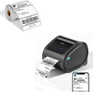 D520 Bluetooth Thermal Label Printer 4x6 -Thermal Shipping Label Printer&100Pcs 4x6 Roll Labels for Small Business,Compatible with USPS, Shopify, Amazon, Tiktok D520 Bluetooth Thermal Label Printer 4x6 -Thermal Shipping Label Printer&100Pcs 4x6 Roll Labels for Small Business,Compatible with USPS, Shopify, Amazon, Tiktok