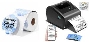 D450BT Bluetooth Shipping Label Printer 4x6 & 500PCS 2x2 Round Thermal Labels, Wireless Shipping Label Printer Compatible with Android, iPhone, Windows, macOS, Tiktok, UPS D450BT Bluetooth Shipping Label Printer 4x6 & 500PCS 2x2 Round Thermal Labels, Wireless Shipping Label Printer Compatible with Android, iPhone, Windows, macOS, Tiktok, UPS