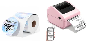 D450BT Shipping Label Printer for Small Business & 500PCS 2X2 Thermal Labels, Bluetooth Thermal Label Printer 4x6 for Small Business, Compatible with USPS, Shopify D450BT Shipping Label Printer for Small Business & 500PCS 2X2 Thermal Labels, Bluetooth Thermal Label Printer 4x6 for Small Business, Compatible with USPS, Shopify