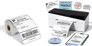 249BT Thermal Label Printer&250Pcs 4x6 Thermal Labels,Bluetooth Shipping Label Printer for Small Business,Compatible with Android iPhone iPad Windows macOS Tiktok USPS Etsy 249BT Thermal Label Printer&250Pcs 4x6 Thermal Labels,Bluetooth Shipping Label Printer for Small Business,Compatible with Android iPhone iPad Windows macOS Tiktok USPS Etsy