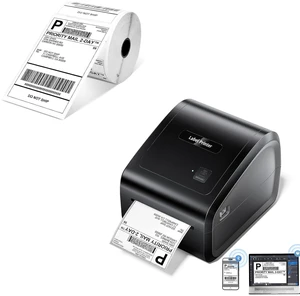 D550 Pro Bluetooth and Ethernet Shipping Label Printer with 1 Roll Thermal Labels 500pcs D550 Pro Bluetooth and Ethernet Shipping Label Printer with 1 Roll Thermal Labels 500pcs