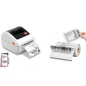 D450BT Bluetooth Thermal Shipping Label Printer for Small Business&100Pcs Clear Thermal Labels for Small Business DIY Coffee Bean&Bread Ingredients Label D450BT Bluetooth Thermal Shipping Label Printer for Small Business&100Pcs Clear Thermal Labels for Small Business DIY Coffee Bean&Bread Ingredients Label