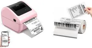 D450 Bluetooth Thermal Label Printer for Small Business, Shipping Packages&100Pcs Transparent Thermal Labels,Waterproof Thermal Stickers for Small Business DIY Coffee Bean&Bread Ingredients Label D450 Bluetooth Thermal Label Printer for Small Business, Shipping Packages&100Pcs Transparent Thermal Labels,Waterproof Thermal Stickers for Small Business DIY Coffee Bean&Bread Ingredients Label
