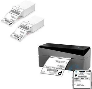 249BT Bluetooth Shipping Label Printer with Fold 4x6 Thermal Labels 1000pcs 249BT Bluetooth Shipping Label Printer with Fold 4x6 Thermal Labels 1000pcs