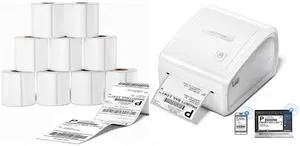 D550 Pro Bluetooth Thermal Label Printer 4x6&2500Pcs 4x6 Thermal Labels- Compatible with JADENS, ASprink, Phomemo, Rollo, Zebra, and Other Thermal Printers D550 Pro Bluetooth Thermal Label Printer 4x6&2500Pcs 4x6 Thermal Labels- Compatible with JADENS, ASprink, Phomemo, Rollo, Zebra, and Other Thermal Printers