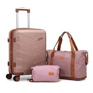 CONCEPTEN Expandable Luggage Sets 3 Piece, Hard Case Suitcase Set with Spinner Wheels,22x14x9 Airline Approved Carry on,Lightweight Durable Suitcase with TSA Lock (Champagne Gold) CONCEPTEN Expandable Luggage Sets 3 Piece, Hard Case Suitcase Set with Spinner Wheels,22x14x9 Airline Approved Carry on,Lightweight Durable Suitcase with TSA Lock (Champagne Gold)