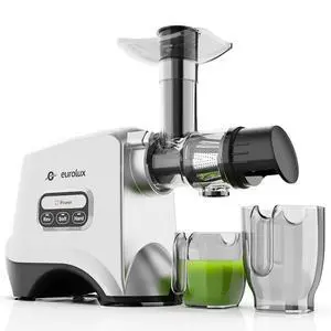 Eurolux Slow Masticating Juicer Cold Press Machine for High-Yield Juice Extraction Quiet & Powerful Juicer for Fruits and Vegetables Easy to Clean, BPA-Free & Nutrient-Rich Compact Design Eurolux Slow Masticating Juicer Cold Press Machine for High-Yield Juice Extraction Quiet & Powerful Juicer for Fruits and Vegetables Easy to Clean, BPA-Free & Nutrient-Rich Compact Design