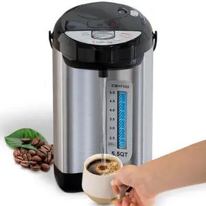 Premium 4 QT Hot Water Boiler and Warmer With auto dispense and Manual Pump, Quick Heatup and Keep-Boil Function for Instant On-Demand Hot Water Anytime, Boil-Dry Protection, ETL Approved Premium 4 QT Hot Water Boiler and Warmer With auto dispense and Manual Pump, Quick Heatup and Keep-Boil Function for Instant On-Demand Hot Water Anytime, Boil-Dry Protection, ETL Approved