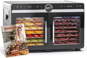 Magic Mill Premium DualZone Food Dehydrator, 16 Stainless Steel Trays with French Doors, Independent Temp Control, Rear Fan, Keep Warm Mode, for Jerky, Fruit, Veggies, Dog Treats, Meal Prep Magic Mill Premium DualZone Food Dehydrator, 16 Stainless Steel Trays with French Doors, Independent Temp Control, Rear Fan, Keep Warm Mode, for Jerky, Fruit, Veggies, Dog Treats, Meal Prep