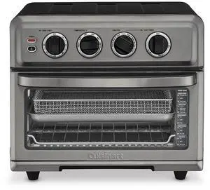 Cuisinart Air Fryer Toaster Oven with Grill, 1800W 8-1 Air Fryer Oven with Bake, Convection Bake, Grill, Broil and Warm Options, Large Capacity, 60-Minute Timer, TOA-70BKS, Black SS Cuisinart Air Fryer Toaster Oven with Grill, 1800W 8-1 Air Fryer Oven with Bake, Convection Bake, Grill, Broil and Warm Options, Large Capacity, 60-Minute Timer, TOA-70BKS, Black SS