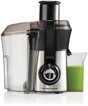 Hamilton Beach Juicer Machine, Big Mouth 3 Feed Chute for Whole Fruits and Vegetables, Easy to Clean, Centrifugal Extractor, Vegetable & Fruit Juicer, BPA Free, 800W Motor, Stainless Steel Hamilton Beach Juicer Machine, Big Mouth 3 Feed Chute for Whole Fruits and Vegetables, Easy to Clean, Centrifugal Extractor, Vegetable & Fruit Juicer, BPA Free, 800W Motor, Stainless Steel
