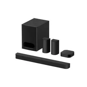 Sony BRAVIA Theater System 6 5.1ch Soundbar with Subwoofer & Rear Speakers | Dolby Atmos & DTS:X Surround Sound Home Theater, Bluetooth, Center Channel for Clear Dialogue, Multi Stereo, HT-S60 Sony BRAVIA Theater System 6 5.1ch Soundbar with Subwoofer & Rear Speakers | Dolby Atmos & DTS:X Surround Sound Home Theater, Bluetooth, Center Channel for Clear Dialogue, Multi Stereo, HT-S60