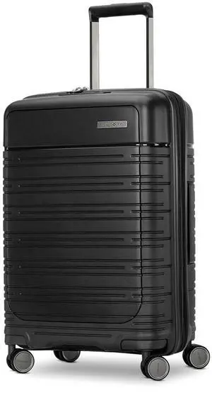 Samsonite Elevation Plus - Carry-On Hardside Luggage with QuickEntry Front Compartment - Scratch Resistant Polypropylene Shell, AirTag Holder, TSA Lock, Airline Approved - Triple Black Samsonite Elevation Plus - Carry-On Hardside Luggage with QuickEntry Front Compartment - Scratch Resistant Polypropylene Shell, AirTag Holder, TSA Lock, Airline Approved - Triple Black