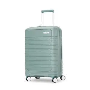 Samsonite Elevation Plus - Carry-On Hardside Luggage with QuickEntry Front Compartment - Scratch Resistant Polypropylene Shell, AirTag Holder, TSA Lock, Airline Approved- Cypress Green Samsonite Elevation Plus - Carry-On Hardside Luggage with QuickEntry Front Compartment - Scratch Resistant Polypropylene Shell, AirTag Holder, TSA Lock, Airline Approved- Cypress Green