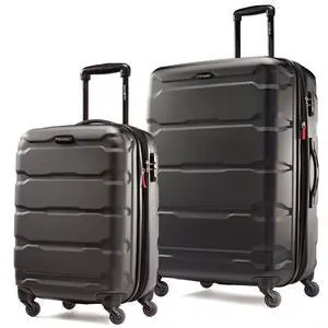 Samsonite Omni PC Hardside Expandable Luggage with Spinner Wheels, Black, 2-Piece Set (20/28) Samsonite Omni PC Hardside Expandable Luggage with Spinner Wheels, Black, 2-Piece Set (20/28)