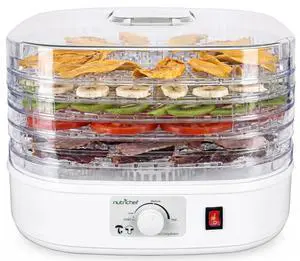Nutrichef Food Dehydrator Machine | Dehydrates Beef Jerky, Meat, Food, Fruit, Vegetables & Dog Treats | Great For At Home Use | High-Heat Circulation for Even Dehydration | 5 Easy to Clean Trays Nutrichef Food Dehydrator Machine | Dehydrates Beef Jerky, Meat, Food, Fruit, Vegetables & Dog Treats | Great For At Home Use | High-Heat Circulation for Even Dehydration | 5 Easy to Clean Trays
