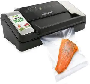 NutriChef Premium Vacuum Sealer Machine Automatic, Powerful Food Vacuum Sealer Machine with Bags, Touchscreen, Cutter & Multi-Modes for Dry, Moist & Soft Food Storage, Prep, and Sous Vide Cooking NutriChef Premium Vacuum Sealer Machine Automatic, Powerful Food Vacuum Sealer Machine with Bags, Touchscreen, Cutter & Multi-Modes for Dry, Moist & Soft Food Storage, Prep, and Sous Vide Cooking