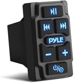 Pyle Rocker Switch Wireless BT Audio Controller, Waterproof Rated Marine Receiver Remote Control for Car, Truck, Boat, 4x4, PowerSport Vehicles, Connect and Stream Audio from External Devices Pyle Rocker Switch Wireless BT Audio Controller, Waterproof Rated Marine Receiver Remote Control for Car, Truck, Boat, 4x4, PowerSport Vehicles, Connect and Stream Audio from External Devices