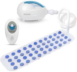 Portable Spa Bubble Bath Massager - Thermal Spa Waterproof Non-slip Mat with Suction Cup Bottom, Motorized Air Pump & Adjustable Bubble Settings - Remote Control Included - Serenelife PHSPAMT22 Portable Spa Bubble Bath Massager - Thermal Spa Waterproof Non-slip Mat with Suction Cup Bottom, Motorized Air Pump & Adjustable Bubble Settings - Remote Control Included - Serenelife PHSPAMT22