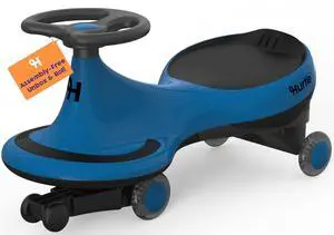 Hurtle Swing Ride On Car, Wiggle Car Toy for Kids, No Pedals, Batteries or Gears, Safe Toddler Ride On Toy with Twist & Go Motion, for Indoor & Outdoor Use, Suitable for Kids Above 2 Years, Blue Hurtle Swing Ride On Car, Wiggle Car Toy for Kids, No Pedals, Batteries or Gears, Safe Toddler Ride On Toy with Twist & Go Motion, for Indoor & Outdoor Use, Suitable for Kids Above 2 Years, Blue