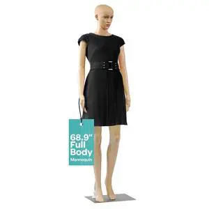 SereneLife 68.9" Tall Full-Body Female Mannequin with Adjustable Head, Flexible Limbs and Detachable Design, Perfect for Clothing Stores, Boutiques, Exhibitions and More SereneLife 68.9" Tall Full-Body Female Mannequin with Adjustable Head, Flexible Limbs and Detachable Design, Perfect for Clothing Stores, Boutiques, Exhibitions and More