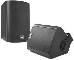 Pyle 6.5-Inch Wall Mount Waterproof Bluetooth Speaker System Indoor/Outdoor Audio Pair with Built-in Digital Amplifier, Weather-Resistant Housing, High-Power Sound, Easy Installation (Black) Pyle 6.5-Inch Wall Mount Waterproof Bluetooth Speaker System Indoor/Outdoor Audio Pair with Built-in Digital Amplifier, Weather-Resistant Housing, High-Power Sound, Easy Installation (Black)