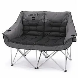 Camping Loveseat for Couples, Friends & Families, Double Camping Chair, Foldable Two Person Camping Chair for Campfire Nights, Tailgating Fun, Beach Escapes, RV Road Trips & Cozy Backyard Comfort Camping Loveseat for Couples, Friends & Families, Double Camping Chair, Foldable Two Person Camping Chair for Campfire Nights, Tailgating Fun, Beach Escapes, RV Road Trips & Cozy Backyard Comfort