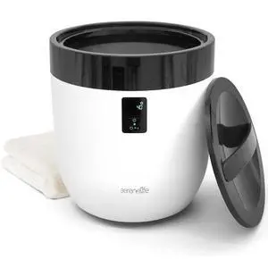 Serenelife Counter Towel Warmer, Luxury Towel Warmer Bucket, Towel Warmer for Bathroom, Auto Shut Off, Fits Oversized Towels, Bathrobes, Blankets, PJ's and More Serenelife Counter Towel Warmer, Luxury Towel Warmer Bucket, Towel Warmer for Bathroom, Auto Shut Off, Fits Oversized Towels, Bathrobes, Blankets, PJ's and More