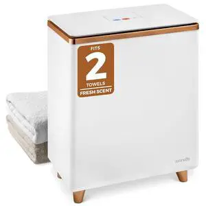 SereneLife Luxury Rectangle Towel Warmer - Spa & Bathroom Heater with Custom Fragrance, Auto Shut-Off, Fits 2 large Towels, Blankets, Bathrobes, PJ's - Perfect Gift for Him & Her (Rose Gold) SereneLife Luxury Rectangle Towel Warmer - Spa & Bathroom Heater with Custom Fragrance, Auto Shut-Off, Fits 2 large Towels, Blankets, Bathrobes, PJ's - Perfect Gift for Him & Her (Rose Gold)