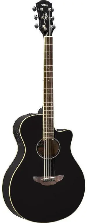 Yamaha APX600 BL Thin Body Acoustic-Electric Guitar, Black Yamaha APX600 BL Thin Body Acoustic-Electric Guitar, Black