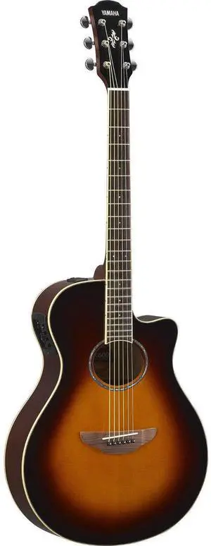 Yamaha APX600 OVS Thin Body Acoustic-Electric Guitar, Old Violin Sunburst Yamaha APX600 OVS Thin Body Acoustic-Electric Guitar, Old Violin Sunburst