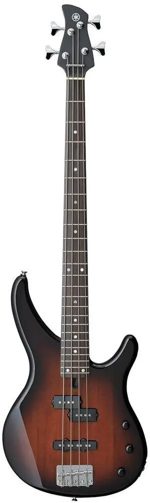 Yamaha TRBX174 Old Violin Sunburst Agathis Body, 4-String Electric Bass Guitar | Mahogany Body, 34 Scale, Maple Neck, Rosewood Fingerboard, 24 Frets, P and J Ceramic Pickups, Vintage-Style Bridge Yamaha TRBX174 Old Violin Sunburst Agathis Body, 4-String Electric Bass Guitar | Mahogany Body, 34 Scale, Maple Neck, Rosewood Fingerboard, 24 Frets, P and J Ceramic Pickups, Vintage-Style Bridge