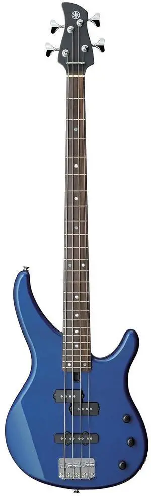 Yamaha TRBX174 DBM Agathis Body, Electric Bass Guitar, 4-String, Dark Blue Metallic | 34 Scale, Mahogany Body, Maple Neck with Rosewood Fingerboard, P and J Pickups, 24 Frets, Dark Blue Metallic Yamaha TRBX174 DBM Agathis Body, Electric Bass Guitar, 4-String, Dark Blue Metallic | 34 Scale, Mahogany Body, Maple Neck with Rosewood Fingerboard, P and J Pickups, 24 Frets, Dark Blue Metallic