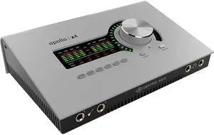 Universal Audio Apollo x4 Gen 2 with UAD Analog Classics Thunderbolt 3 Audio Interface | 12x18 Thunderbolt 3 Interface, 4 Unison Mic and Line Pres, Quad Core Dsp, 24-Bit/192 Khz Converters Universal Audio Apollo x4 Gen 2 with UAD Analog Classics Thunderbolt 3 Audio Interface | 12x18 Thunderbolt 3 Interface, 4 Unison Mic and Line Pres, Quad Core Dsp, 24-Bit/192 Khz Converters