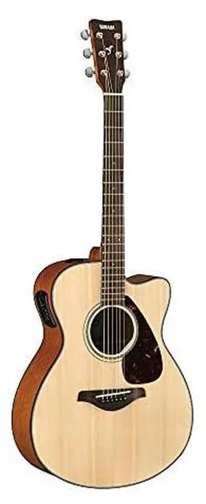 Yamaha FSX800C Small Body Solid Top Cutaway Acoustic-Electric Guitar, Natural | Solid Spruce Top, Nato and Okoume Back and Sides, SYSTEM66 Plus Srt Piezo Preamp with 3-Band Eq and Tuner Yamaha FSX800C Small Body Solid Top Cutaway Acoustic-Electric Guitar, Natural | Solid Spruce Top, Nato and Okoume Back and Sides, SYSTEM66 Plus Srt Piezo Preamp with 3-Band Eq and Tuner