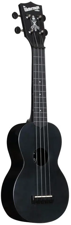 Kala Recycled Soprano Waterman Ukulele Durable, Travel-Ready Instrument - Black Sand | 100% Grs Recycled Abs Body and Neck, Aquila B-Blacks Strings, Includes Logo Tote and Quick-Start Guide Kala Recycled Soprano Waterman Ukulele Durable, Travel-Ready Instrument - Black Sand | 100% Grs Recycled Abs Body and Neck, Aquila B-Blacks Strings, Includes Logo Tote and Quick-Start Guide
