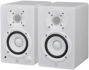Yamaha HS4 Powered Studio Monitor in White, Pair (HS4 W) Yamaha HS4 Powered Studio Monitor in White, Pair (HS4 W)