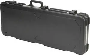 SKB Fender Jaguar/Jazzmaster Hardshell Case, Rubber-Modified Styrene Hard Case with Plush Interior and TSA Latches for Travel Protection SKB Fender Jaguar/Jazzmaster Hardshell Case, Rubber-Modified Styrene Hard Case with Plush Interior and TSA Latches for Travel Protection