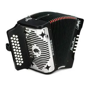 Hohner Accordions Panther 3-Row Diatonic Accordion (Black) Hohner Accordions Panther 3-Row Diatonic Accordion (Black)