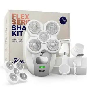 Freebird FlexSeries Electric Razor for Women - Silk Smooth Legs, Body Hair, & Pubic Shaver - for Private Area, Sensitive Skin, Bikini Trimmer (Shaver Kit + Replacement Blade) Freebird FlexSeries Electric Razor for Women - Silk Smooth Legs, Body Hair, & Pubic Shaver - for Private Area, Sensitive Skin, Bikini Trimmer (Shaver Kit + Replacement Blade)