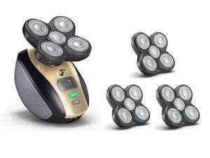 Freebird FlexSeries Shaver and Blade - Fast, Smooth, Water-Resistant Electric Head Shaver with 5 Flexible Blades, USB Rechargeable, Ideal for Bald Men and Women Freebird FlexSeries Shaver and Blade - Fast, Smooth, Water-Resistant Electric Head Shaver with 5 Flexible Blades, USB Rechargeable, Ideal for Bald Men and Women