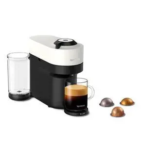Nespresso Vertuo Pop+ Coffee and Espresso Maker by Breville, Coconut White Nespresso Vertuo Pop+ Coffee and Espresso Maker by Breville, Coconut White