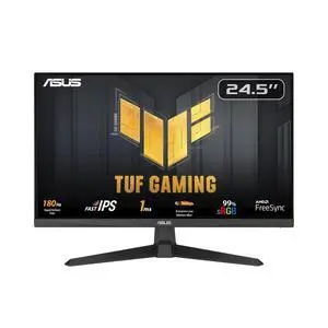ASUS TUF Gaming 25 (24.5 viewable) 1080P Gaming Monitor (VG259Q3A) FHD, 180Hz, 1ms, Fast IPS, Extreme Low Motion Blur, FreeSync, Variable Overdrive, Speakers, 99% sRGB, Shadow Boost 3yr Warranty ASUS TUF Gaming 25 (24.5 viewable) 1080P Gaming Monitor (VG259Q3A) FHD, 180Hz, 1ms, Fast IPS, Extreme Low Motion Blur, FreeSync, Variable Overdrive, Speakers, 99% sRGB, Shadow Boost 3yr Warranty