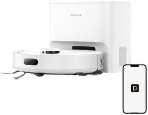 DREAME D20 Air Plus Robot Vac and Mop Combo with 20,000Pa Suction, Anti-Tangling Tech, Auto-Emptying Dock, Deep Carpet Cleaning and Smart Navigation White DREAME D20 Air Plus Robot Vac and Mop Combo with 20,000Pa Suction, Anti-Tangling Tech, Auto-Emptying Dock, Deep Carpet Cleaning and Smart Navigation White