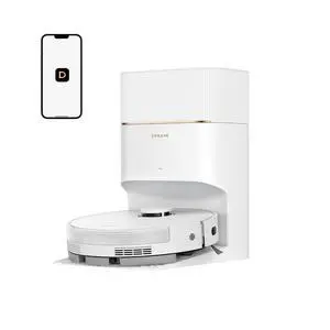 DREAME D20 Pro Plus Robot Vacuum, 13,000Pa Suction, DuoBrush for Pet Hair, Corner Cleaning, Self Emptying, LDS Navigation Laser Avoidance, Vacuum Mop, Hard Floors&Carpets, 5,200mAh Battery White DREAME D20 Pro Plus Robot Vacuum, 13,000Pa Suction, DuoBrush for Pet Hair, Corner Cleaning, Self Emptying, LDS Navigation Laser Avoidance, Vacuum Mop, Hard Floors&Carpets, 5,200mAh Battery White